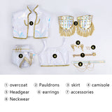 Kpop Demon Hunters Mira Stage Performance White Dance Costume Halloween Suit Becostume