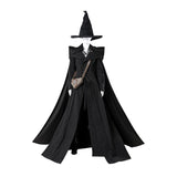 Wizard of Oz Wicked For Good Elphaba Cosplay Costume Halloween Outfit Becostume