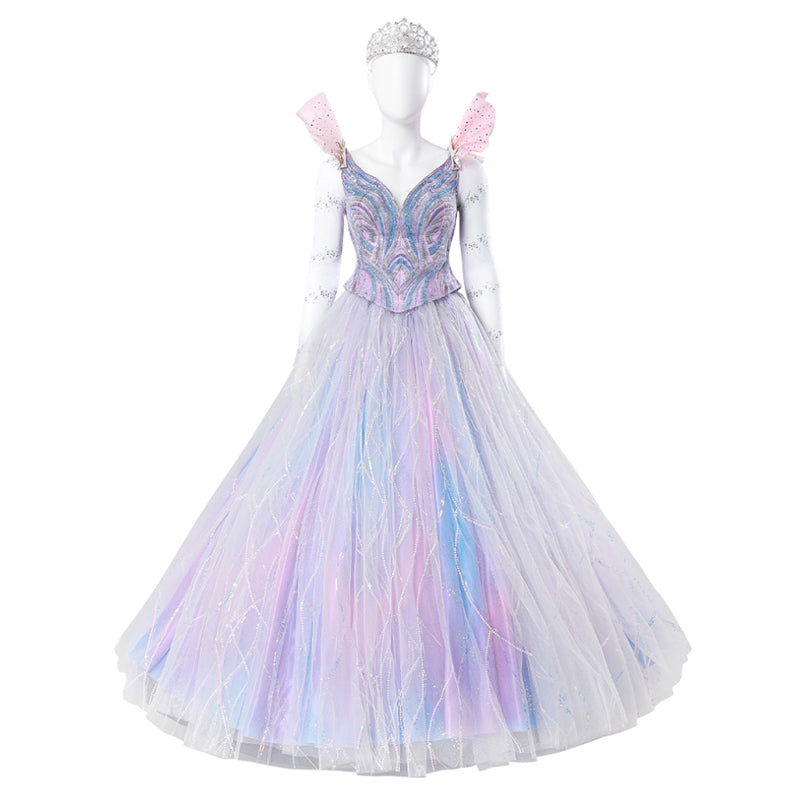 Wicked For Good Glinda Fairy Purple Cosplay Costume Prom Dress Hallowe – Becostume Wicked For Good Glinda Fairy Purple Cosplay Costume Prom Dress Hallowe – Becostume
