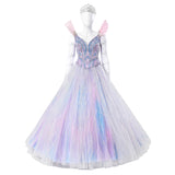 Wicked For Good Glinda Fairy Purple Cosplay Costume Prom Dress Halloween Outfit Becostume