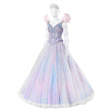 Wicked For Good Glinda Fairy Purple Cosplay Costume Prom Dress Halloween Outfit Becostume