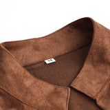 Star Wars Han Solo Cosplay Costume Complete Set Brown Suede Jacket Becostume