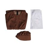 Little House on the Prairie Laura Cosplay Pioneer Dress Brown Polka Dot Colonial Costume Becostume