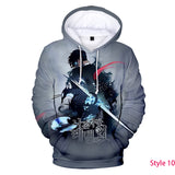 Anime Solo Levelling Hoodie Hoodie Sweatshirt Cosplay Costume Sung Jin Woo Manga Becostume