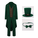 Wicked Wizard Cosplay Men's Green Cosplay Costume Halloween Who Cosplay Suit BEcostume