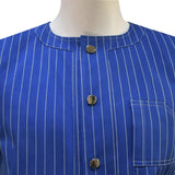15th Doctor Ncuti Gatwa Cosplay Costume Season 2 of Doctor Who Striped Denim Suit Becostume
