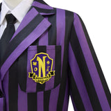 Enid Sinclair School Uniform The Addams Family Wednesday Purple Dress Cosplay Costumes
