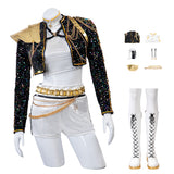 Kpop Demon Hunters Rumi Cosplay Cstume Golden Black Dance Outfit Becostume