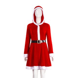 Mrs Claus Miss Santa Cosplay Costume Women‘s Christmas Dress Suit Becostume
