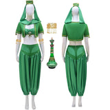 I Dream of Jeannie Costume Women Genie Costume Set Halloween Suit Becostume