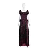 Titanic Rose Dewitt Bukater Women Red Dress Cosplay Costume Halloween Suit