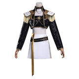 Kpop Demon Hunters Mira Cosplay Costume Black Golden Halloween Huntrix Outfit Becostume