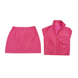 Legally Blonde Adult Elle Woods Cosplay Costume Pink Dress Halloween Outfit Becostume