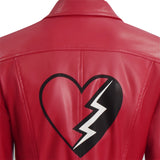 Descendants The Rise of Red Cosplay Costume Red Leather Halloween Outfit Becostume