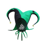 The Freak Circus Harlequin Cosplay Costume Jester Green Halloween Outfit BEcostume