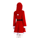 Mrs Claus Miss Santa Cosplay Costume Women‘s Christmas Dress Suit Becostume