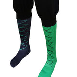 The Freak Circus Harlequin Cosplay Costume Jester Green Halloween Outfit BEcostume