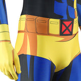 X-Men 97 Cyclops Cosplay Bodysuit Scott Summers Costume Full Body Blue Jumpsuit