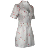 Silent Hill Nurse Cosplay Costume Scary White Halloween Outfit Becostume