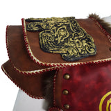 Becostume Martial Deity Kratos Cosplay Costume Spartan Warrior Leather Battle Outfit