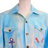 Descendants: The Rise of Red Teen Hook Cosplay Costume Blue Halloween Jumpsuit Becostume