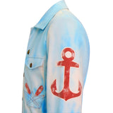 Descendants: The Rise of Red Teen Hook Cosplay Costume Blue Halloween Jumpsuit Becostume