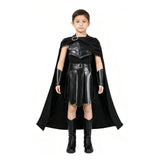 Odyssey Movie Cosplay Costume Adult Kids Roman General Black Armor Cape Becostume