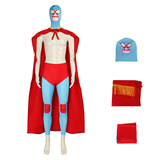 Nacho Libre Wrestling Costume Mens Mexican Wrestler Cosplay Costume Halloween Outfit Becostume