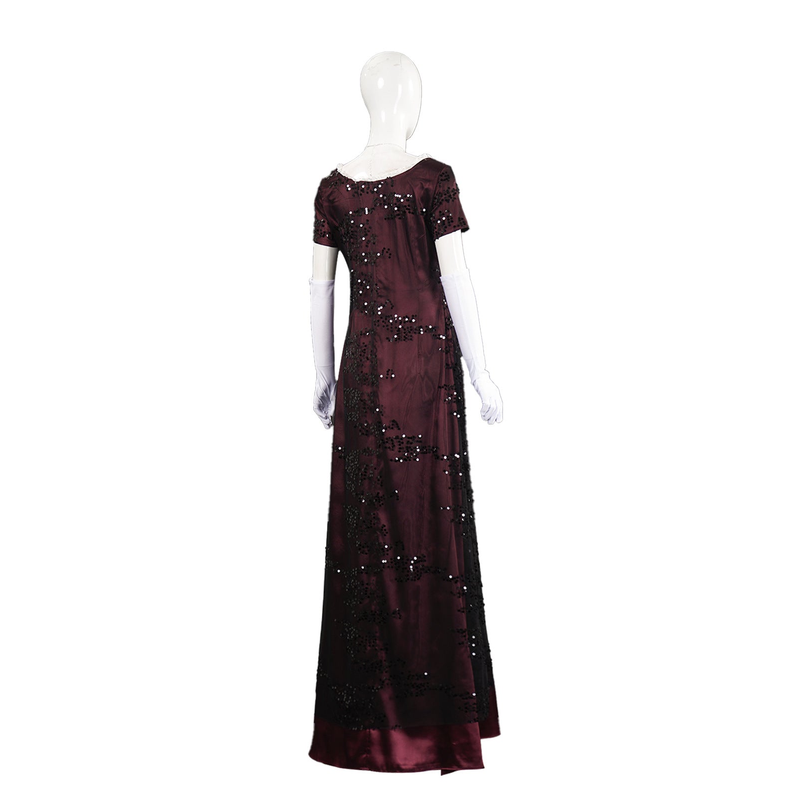 Titanic Rose Dewitt Bukater Women Red Dress Cosplay Costume Halloween – Becostume