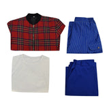 15th Doctor Ncuti Gatwa 2025 New Season Cosplay Costume Doctor Who Red Plaid Set
