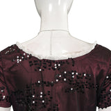 Titanic Rose Dewitt Bukater Women Red Dress Cosplay Costume Halloween Suit