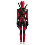 Lady Deadpool 3 Cosplay Costume 2024 Deadpool Wolverine Female Updated Halloween Outfit