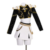 Kpop Demon Hunters Zoey Cosplay Costume Black Golden Dance Outfit Becostume