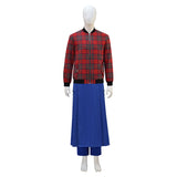 15th Doctor Ncuti Gatwa 2025 New Season Cosplay Costume Doctor Who Red Plaid Set