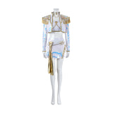 Kpop Demon Hunters Mira Stage Performance White Dance Costume Halloween Suit Becostume