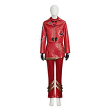 Descendants 5 Red Cosplay Costume Princess Red Leather Halloween Outfit Becostume