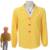 Kpop Demon Hunters Saja Boys Demon Outfit Romance Cosplay Costume Yellow Suit Becostume