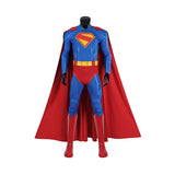 Superman Legacy Clark Kent Halloween Cosplay Costume Jumpsuit With Cape Shoes Becostume