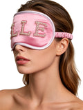 Legally Blonde Elle Pearl Rhinestone Sleep Pink Eye Mask Party Suit Becostume