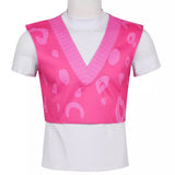 Kpop Demon Hunters Saja Boys Demon Outfit Bobby Cosplay Costume Pink Suit Ver3