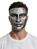 King Baldwin IV Cosplay Costume Kingdom of Heaven Outfit with Mask Blue Halloween Outfit