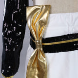 Kpop Demon Hunters Mira Cosplay Costume Black Golden Halloween Huntrix Outfit Becostume