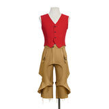 One Piece Live Action Season 2 Luffy Cosplay Costume Halloween Carnival Outfit Becostume