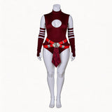 Plus Size Star Wars Ahsoka Tano Cosplay Costume Adult Red Bodysuit Becostume