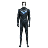 Arkham Knight Nightwing Cosplay Costume Nightwing Halloween Jumpsuit Becostume
