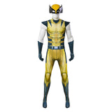 PS5 Marvel Rivals Wolverine James Logan Howlett Cosplay Costume Halloween Jumpsuit Becostume