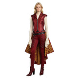 Descendants 5 Dark Wonderland Red Queen Cosplay Costume Red Princess Halloween Outfit Becostume
