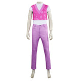Kpop Demon Hunters Saja Boys Mystery Cosplay Costume Pink Suit Becostume