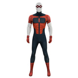 Invincible Season 4 Oliver Grayson Cosplay Costume Red Black Halloween Suit Becostume