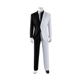 Absolute Two Face White and Black Cosplay Costume Halloween Outfit Becostume